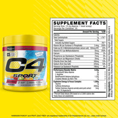 Cellucor C4 Sport textura del polvo resaltando solubilidad y mezcla rápida