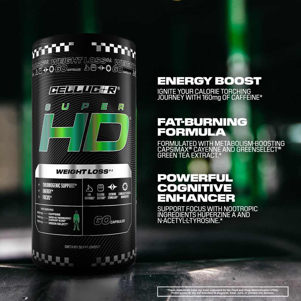Cellucor SuperHD en uso durante entrenamiento para energía inmediata