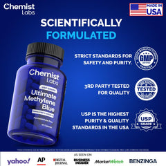 Chemist Labs detalle de cápsula vegetal destaca textura y calidad