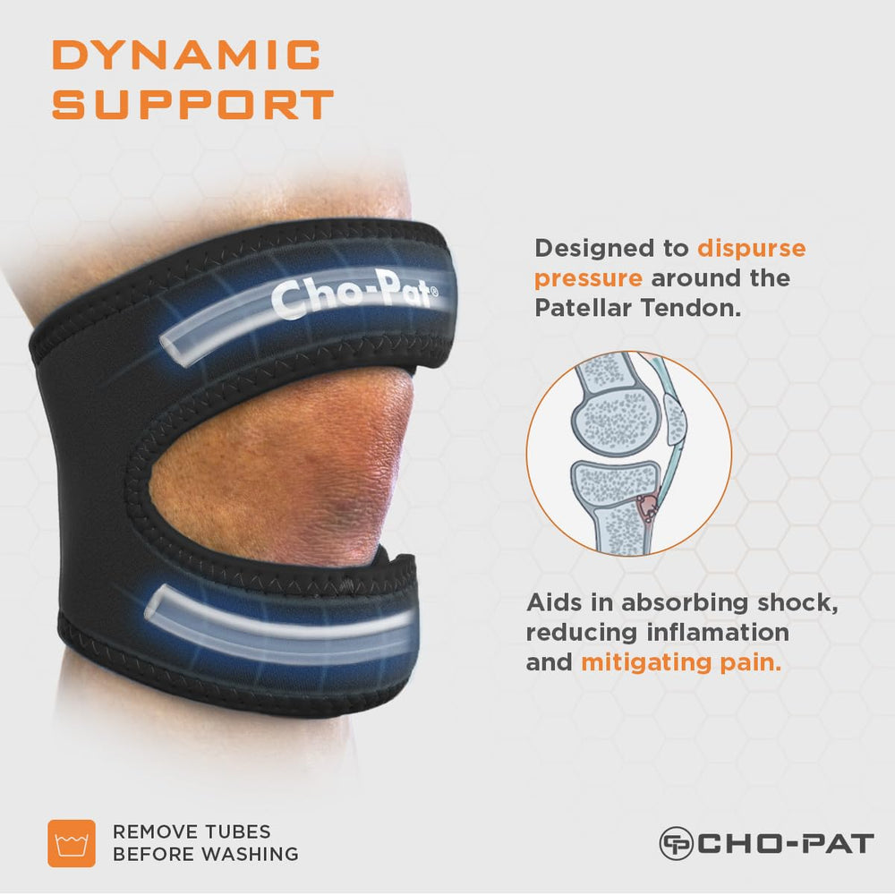 Cho-Pat colocación lateral que muestra ubicación precisa, mejor seguimiento rotuliano