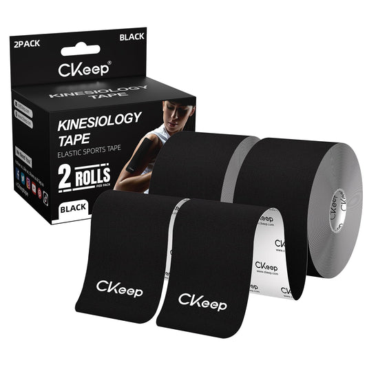 CKeep paquete frontal mostrando dos rollos y diseño negro, soporte duradero