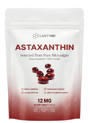 ClarityMD envase frontal mostrando 30 softgels y claridad del producto