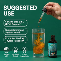 Clean Nutraceuticals envase sobre fondo marino que sugiere origen natural