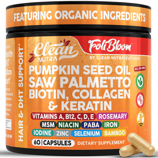 Clean Nutra envase frontal mostrando fórmula capilar completa y beneficios