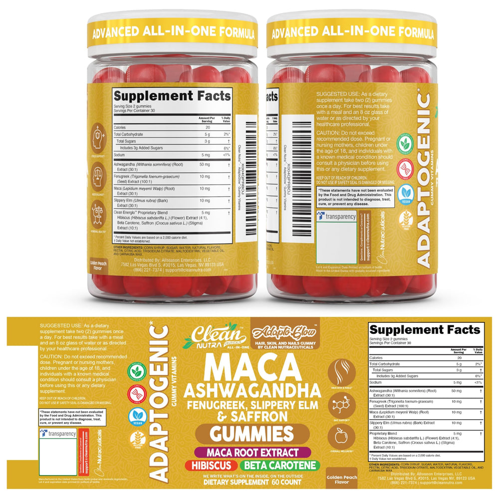Clean Nutraceuticals imagen estilo vida natural con gomitas y ambiente relajante