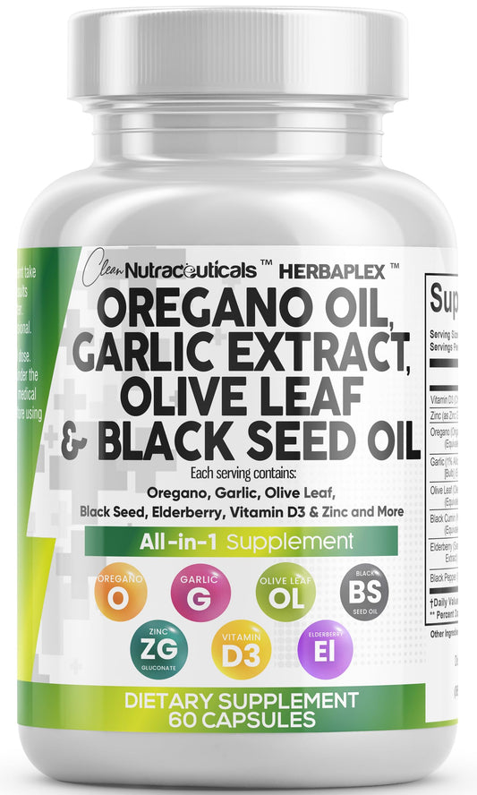 Clean Nutraceuticals frasco frontal mostrando HerbaPlex y conveniencia