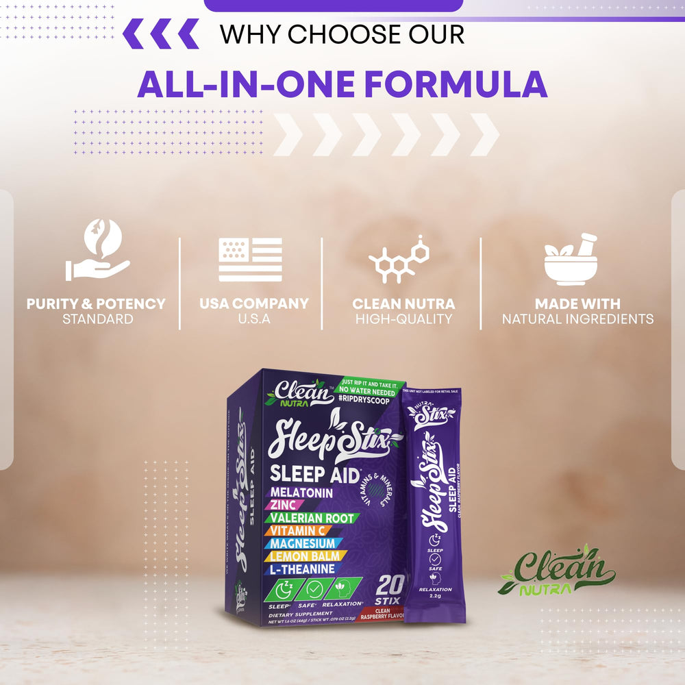Clean Nutraceuticals entorno nocturno con luz suave que sugiere relajación y calma