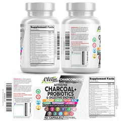 Escena lifestyle CharcoBiotic en cocina promoviendo bienestar digestivo