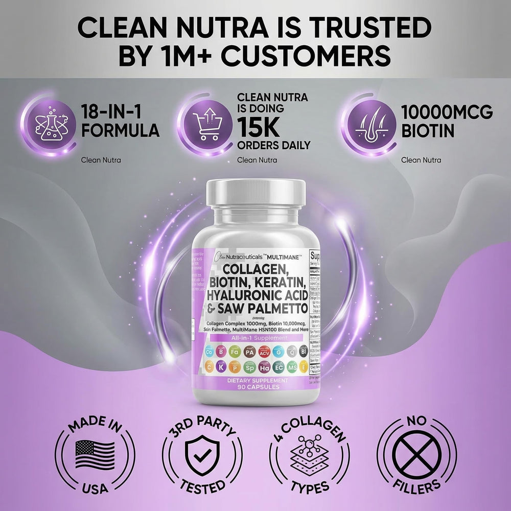 Clean Nutraceuticals persona incorporando cápsulas en rutina matinal