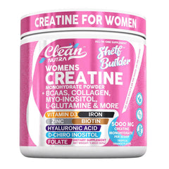 Clean Nutraceuticals frasco frontal mostrando la marca y beneficio de mezcla fácil