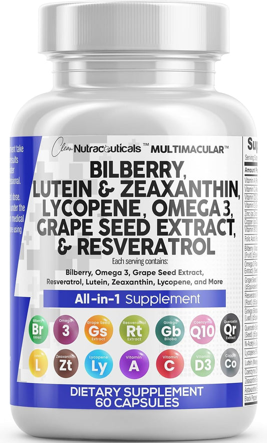Clean Nutraceuticals frasco frontal mostrando la etiqueta y beneficios
