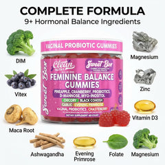 Gomitas Clean Nutraceuticals sobre hojas destacando ingredientes naturales