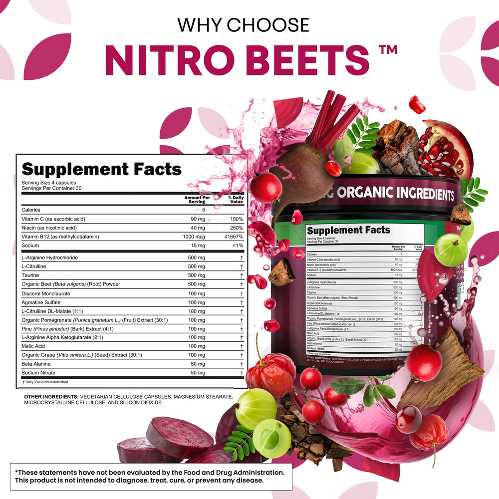 Clean Nutraceuticals ingredientes orgánicos remolacha y pino