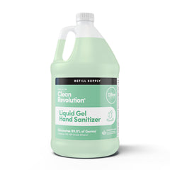 Clean Revolution envase frontal 128 oz mostrando tamaño y etiqueta clara