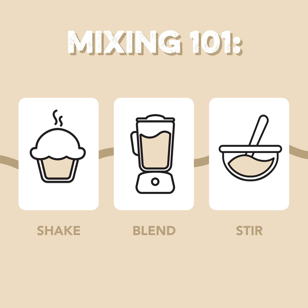 Clean Simple Eats comparación de tamaño, envase para 30 porciones claro