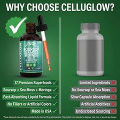 Clean Nutraceuticals moringa y shilajit primer plano con detalle