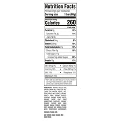 CLIF Bar etiqueta de ingredientes destacando avena orgánica y perfil limpio