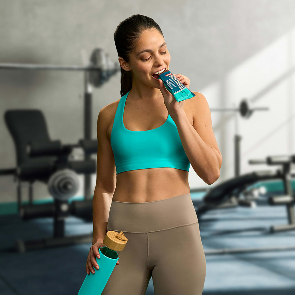 CLIF BUILDER'S corte transversal mostrando densidad y contenido proteico