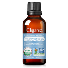 Cliganic aceite esencial de incienso en empaque nuevo.