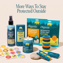 Cliganic parches en ambiente de camping, solución cómoda para exteriores
