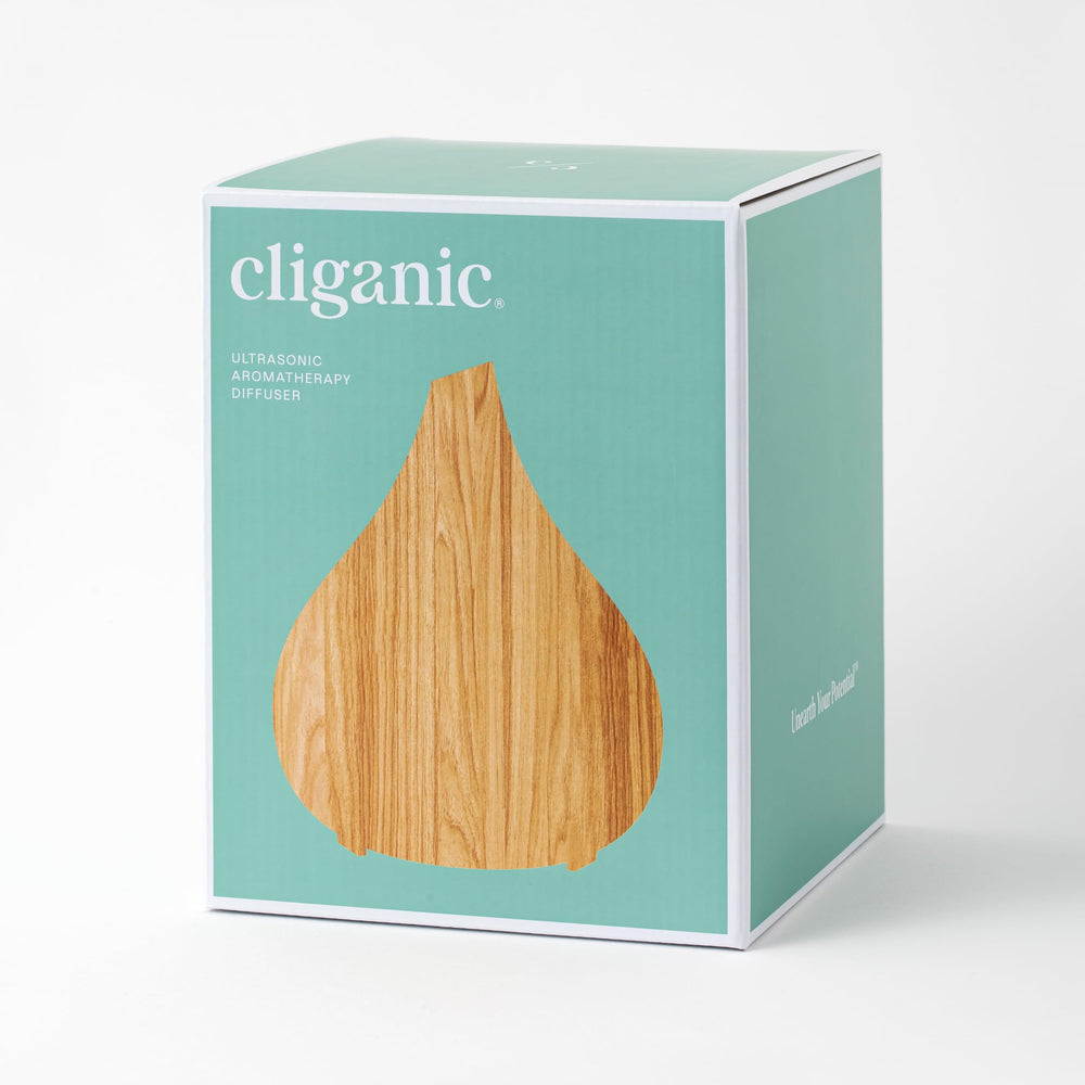 Difusor Cliganic ultrasónico con apagado automático al quedar sin agua