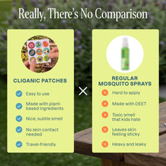 Cliganic comparación de tamaño en mano para visualizar escala real