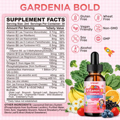 CNCHEF detalle de etiqueta con lista de vitaminas y formas methyladas