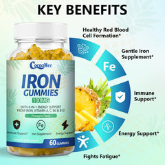 CocoaNee etiqueta con información nutricional y beneficios de absorción