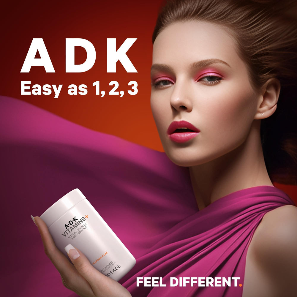 Codeage ADK Vitamins: fabricación en EE. UU. para calidad y pureza.