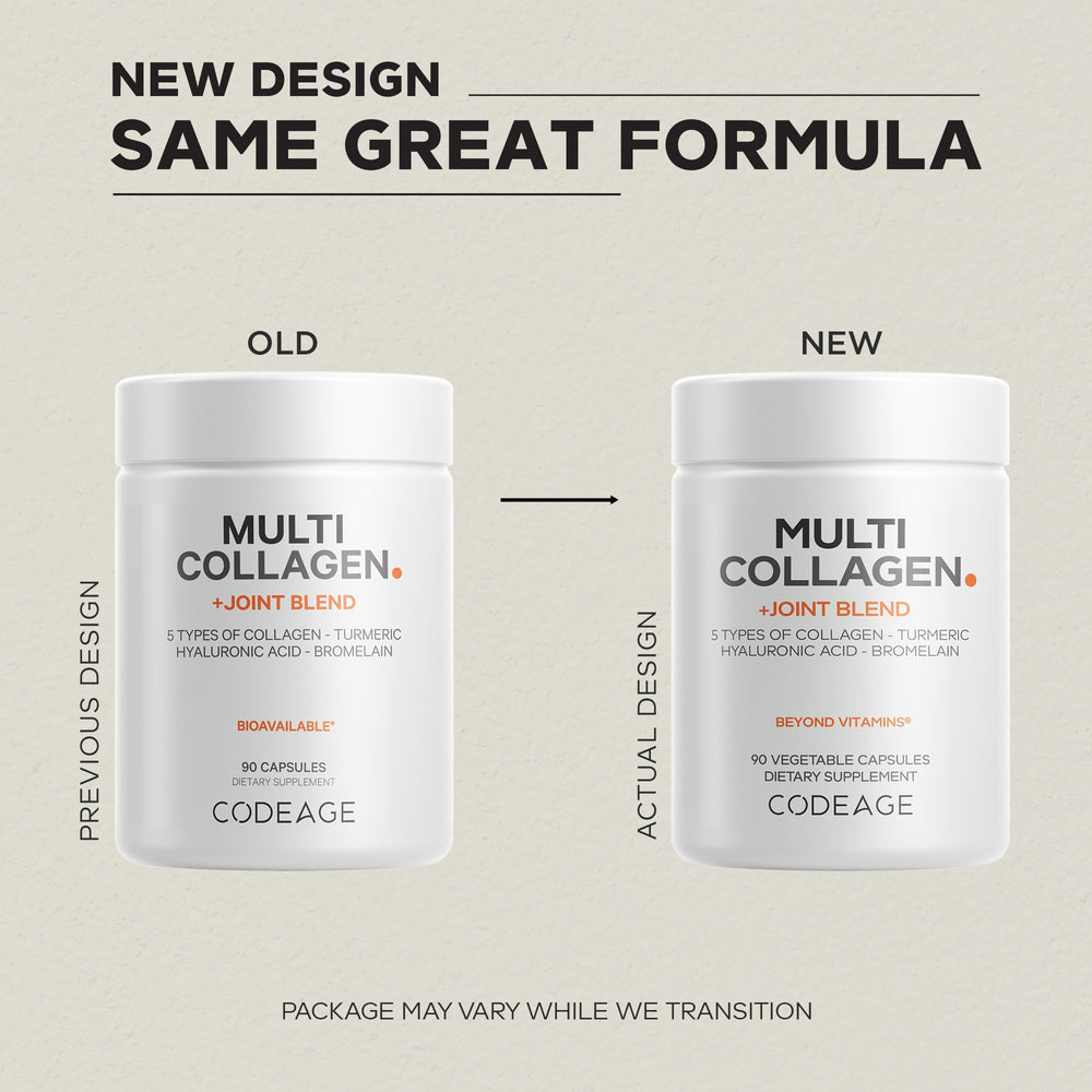 Codeage cápsula en mano para comparar escala y facilitar la dosificación