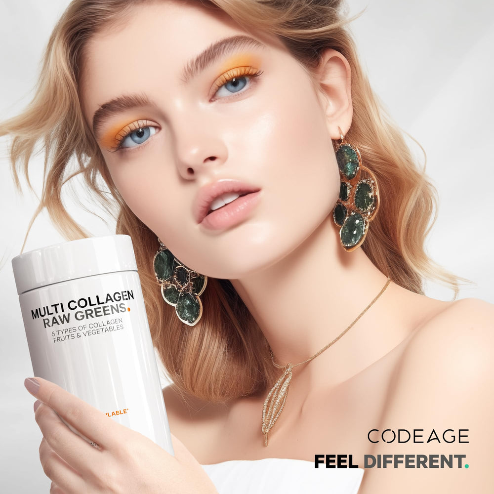 Codeage egg shell membrane collagen close-up emphasizes unique source.