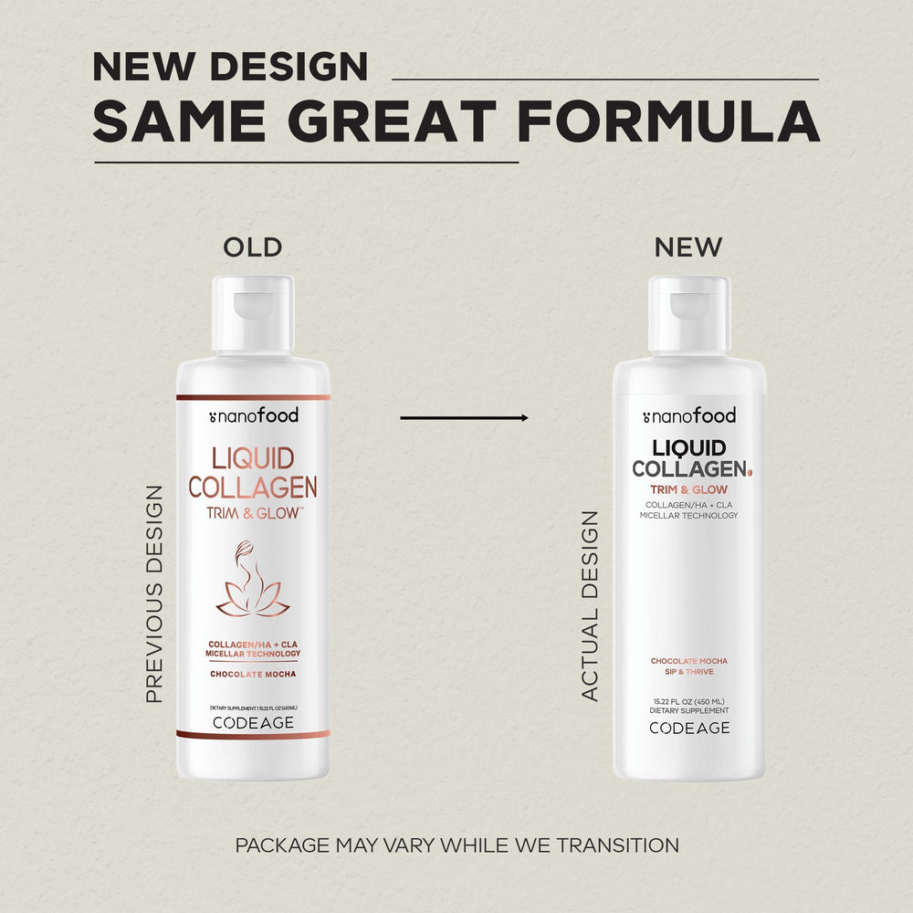 Gotas liposomales Codeage para mejor absorción y sabor agradable.