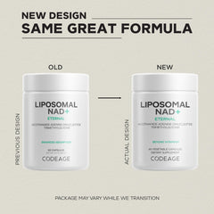 Codeage ilustración de liposoma que muestra mejor estabilidad del ingrediente
