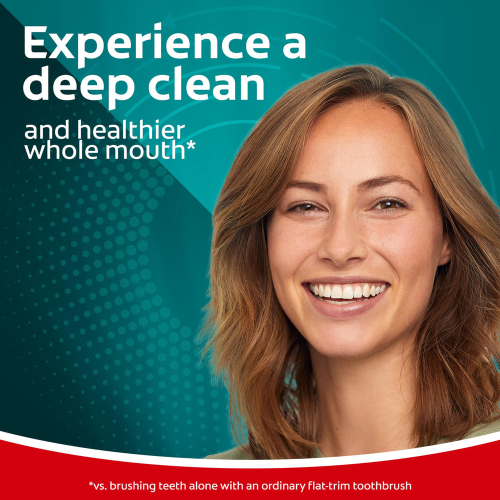 Colgate 360 cepillo en estuche de viaje ilustrando conveniencia para desplazamientos
