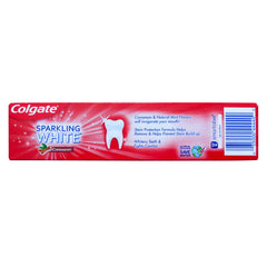 Colgate Cinnamint textura en gel detalle que muestra aspecto de limpieza eficaz