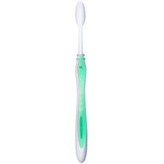Colgate mango curvado sujetado con mano para mayor ergonomía