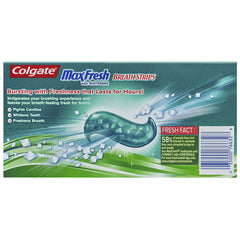 Colgate Max Fresh comparación de tamaño de los tubos, paquete doble de 170 g