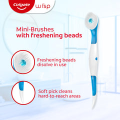 Colgate Wisp gota de menta soluble liberando frescura rápida