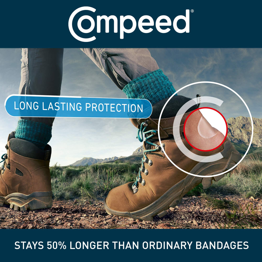 compeed escena lifestyle corredor con parches que permiten seguir activo