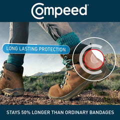 compeed escena lifestyle corredor con parches que permiten seguir activo