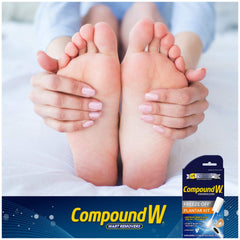 Compound W contenido del kit con pluma, almohadillas y lima