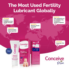 CONCEIVE PLUS en ambiente íntimo sugiriendo comodidad y discreción