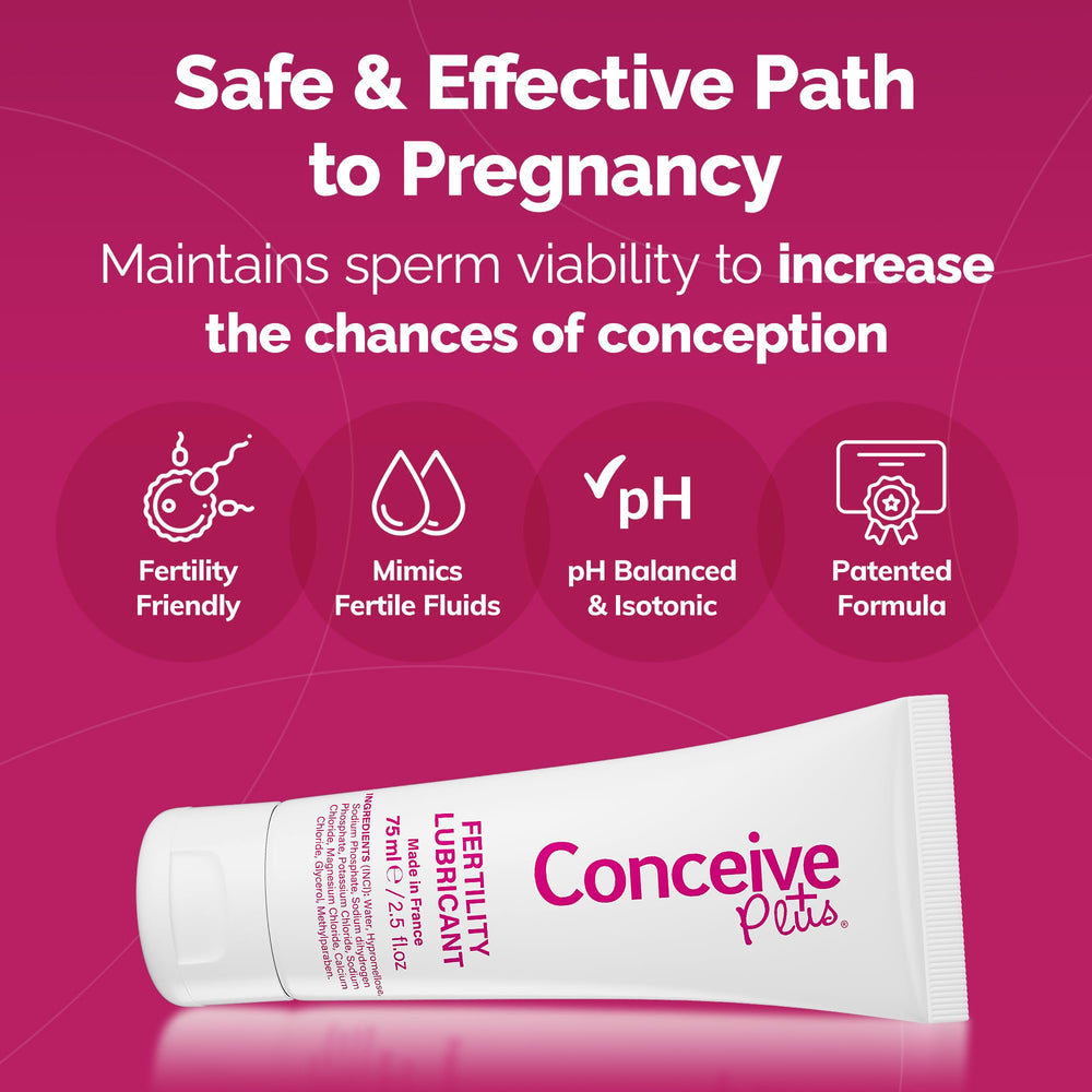 CONCEIVE PLUS primer plano de ingredientes señalando magnesio y calcio