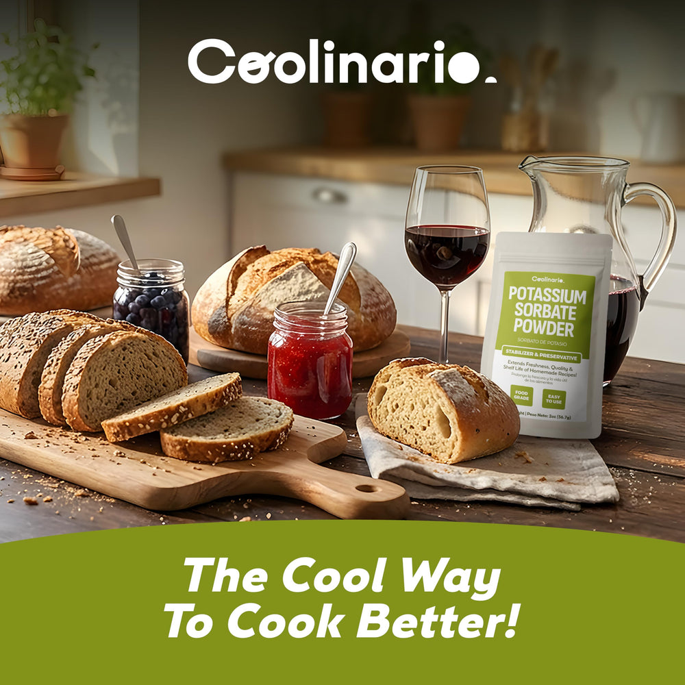 Coolinario en cocina artesanal listo para conservar alimentos