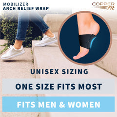 Copper Fit wrap en uso durante caminata para movilidad diaria