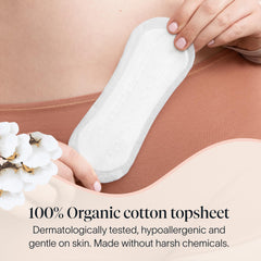 Cora textura de algodón orgánico en la superficie, suave para pieles sensibles