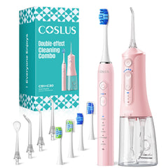 COSLUS conjunto frontal 2-en-1 limpiador oral práctico