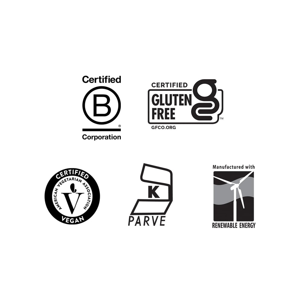Country Life etiqueta con certificaciones vegano y sin gluten visibles
