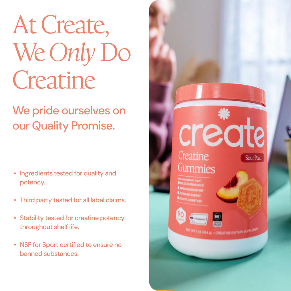 Create etiqueta Creapure destacada para certificar alta pureza