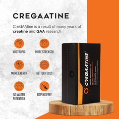 CreGAAtine polvo micronizado en primer plano para mezcla rápida y mejor absorción